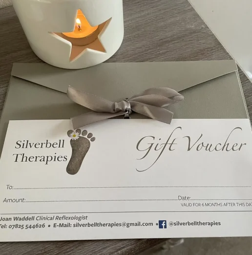 SilverBell Therapies gift voucher.