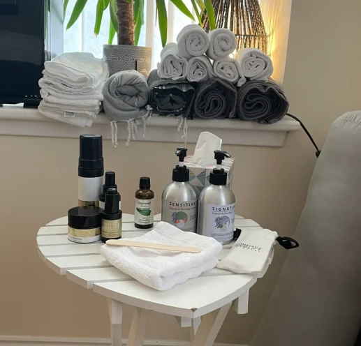 SilverBell Therapies home wellbeing room in Lanark.
